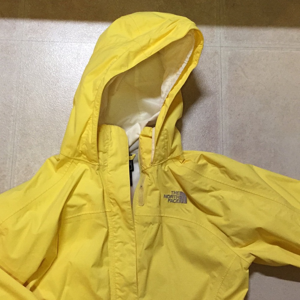 North Face girls rain jacket (large)